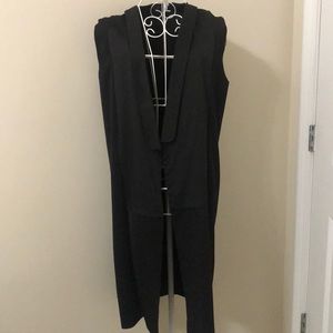 Zara Black Silky Vest
